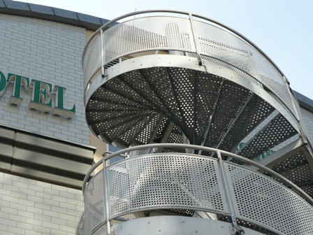 Fluchtweg - Wendeltreppe